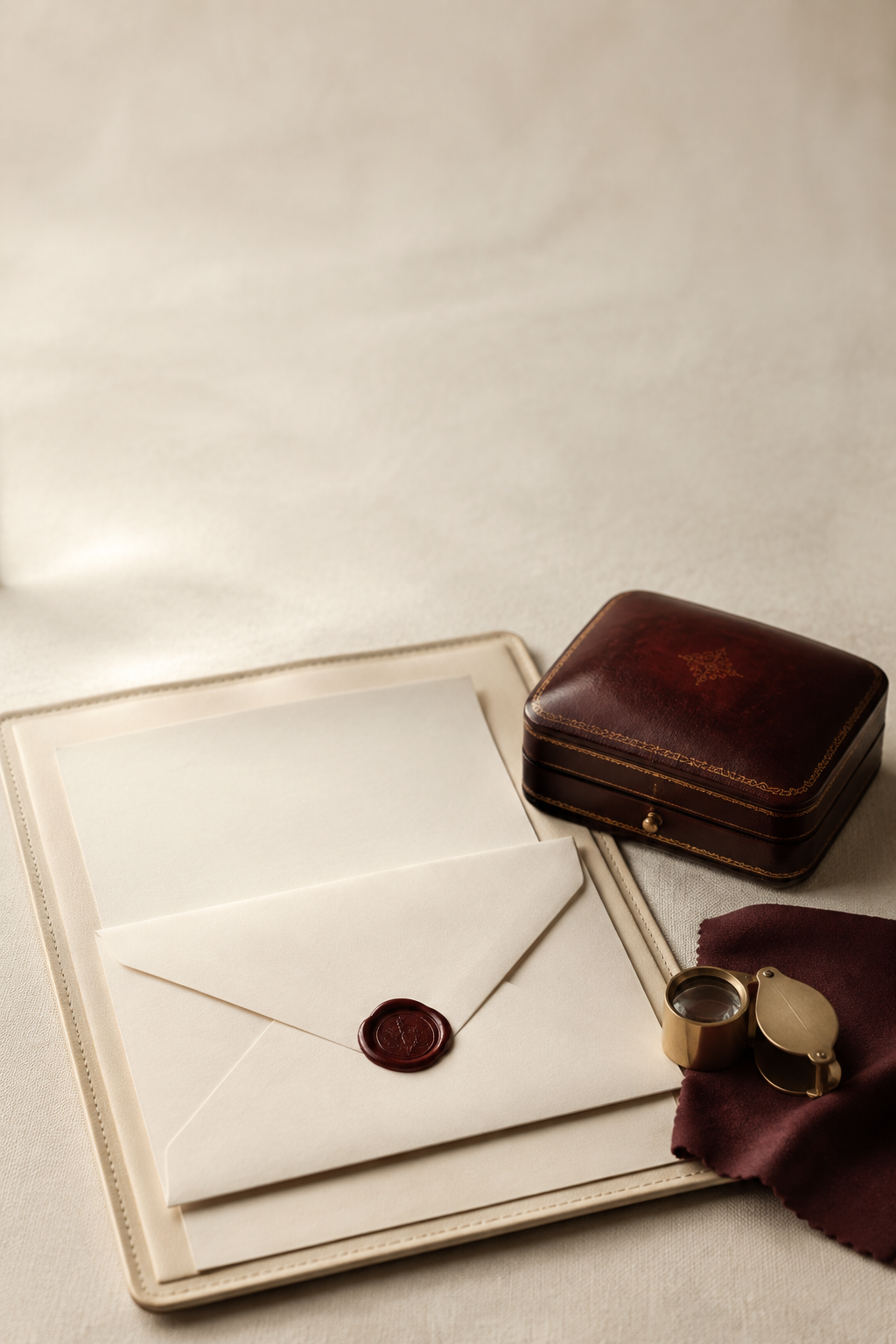 Document folio and written materials prepared for a private estate collection inquiry